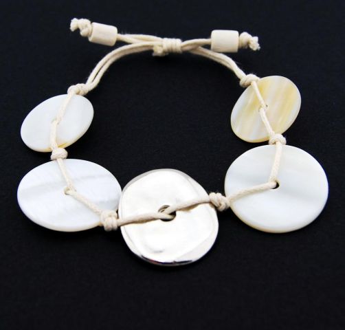 PULSERAS 5 DISCOS SHELL CRUDO
