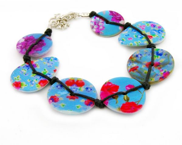 PULSERAS SHELLS AZULES