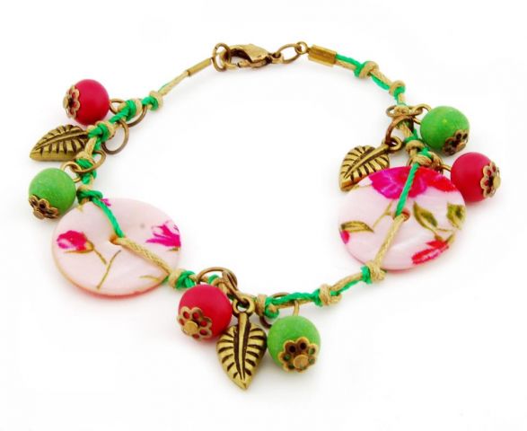 PULSERAS SHELLS+BOLITAS