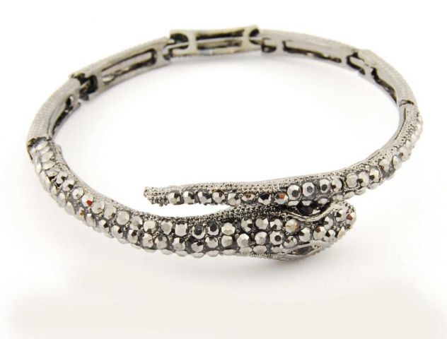 PULSERAS RIG. ART. SERPIENTE NEGRO