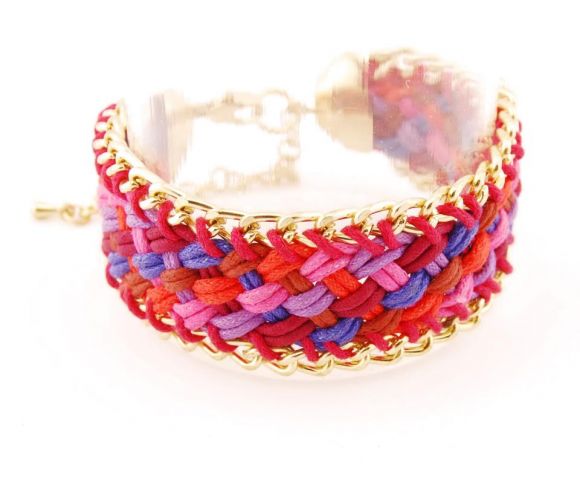 PULSERA TRENZA+CADENA MULTI