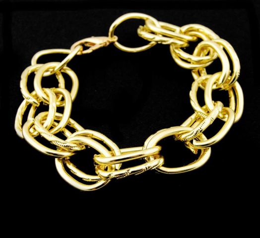 PULSERA CADENA ESLABON DOBLE