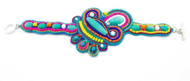 PULSERA NEAL BEADS TUR. MULT