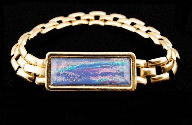 PULSERA RESI CADENA 1 PIEZA AZUL