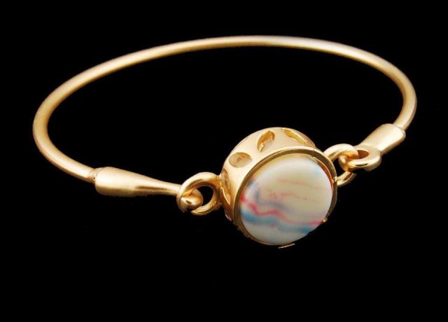 PULSERA RESI RIGIDA RDO.  BLANCO