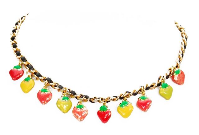 COLLAR FRESA HOJA MULTICOLOR