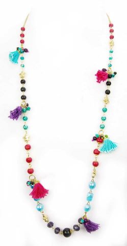 COLLAR LARGO CRISTAL POMPS.