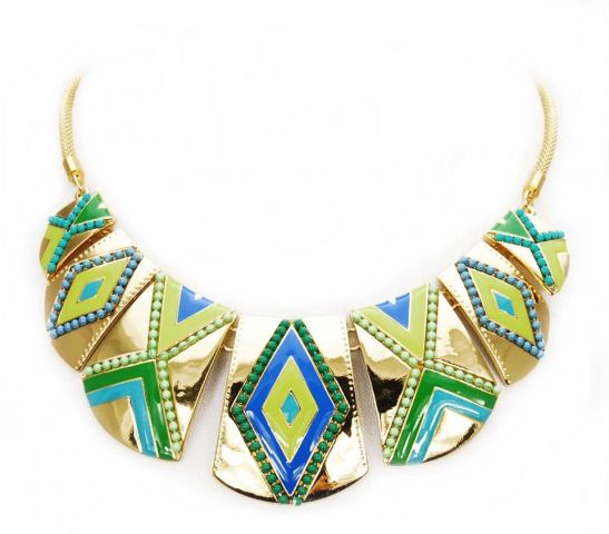 COLLAR ENAMEL ROMBOS