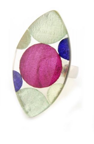 ANILLO RESINA TOPOS OVAL 2