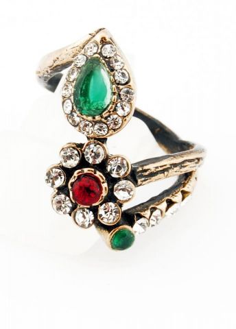 ANILLO BRONCE FLOR MIN. 2