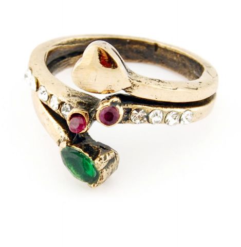 ANILLO BRONCE CORAZ. MIN. 2