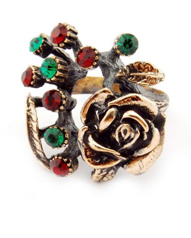 ANILLO ROSA RELIEVE