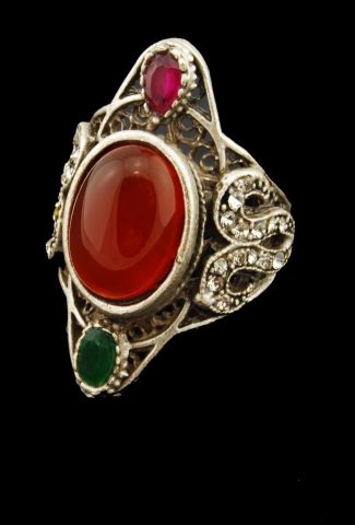 ANILLO STONE MARRON