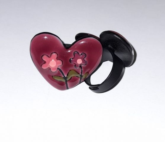 ANILLO ESMALTE CORAZON
