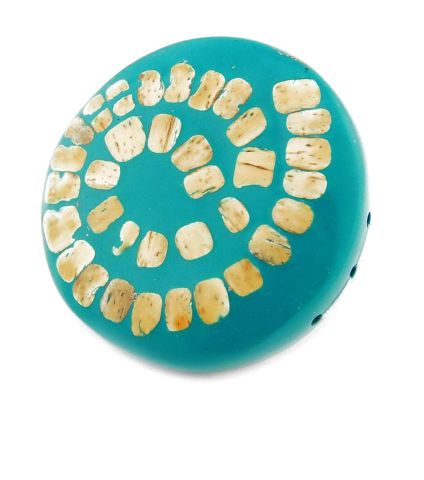 ANILLO ELASTICO ESPIRAL TURQUESA