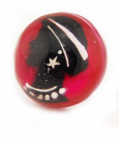 ANILLO RESINA SEÑORITA FUCS