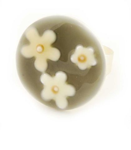 ANILLO FLORES GRISES RDO.