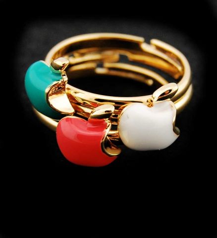 ANILLO 3 MANZANAS MORDIDAS