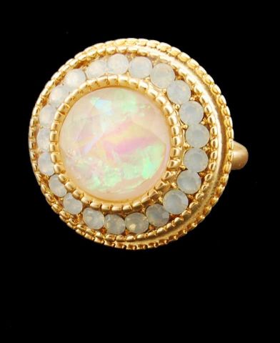 ANILLO RDO. PEARL + RINES