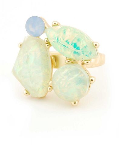 ANILLO FORMAS RESINA VERDE