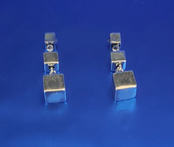 PENDIENTES 3 MINI CUBOS COLG