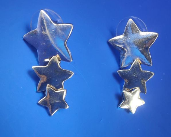 PENDIENTES Z 3 ESTRELLAS DISMIN