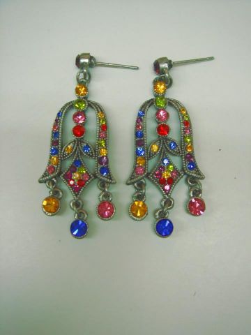 PENDIENTES RETRO FLOR INVERT.