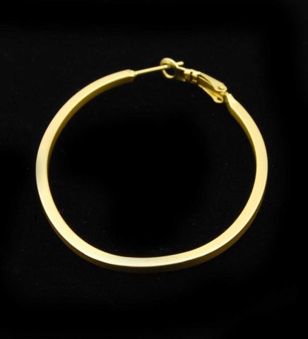 PENDIENTES OVALADO  DORADO