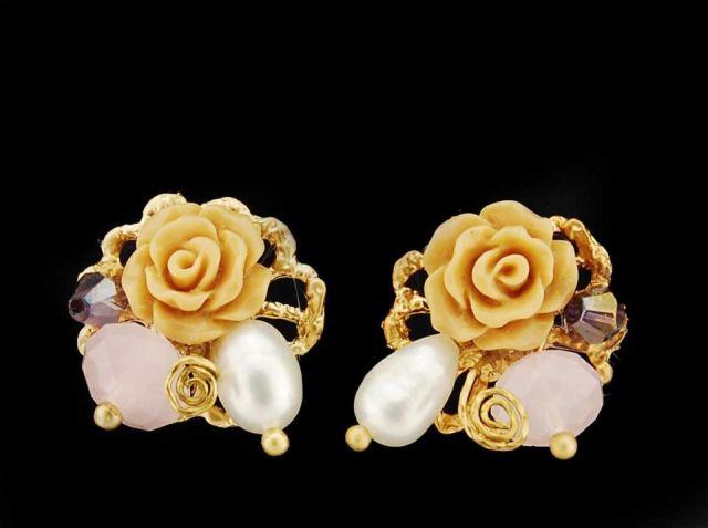 PENDIENTES RETRO BOUQUET