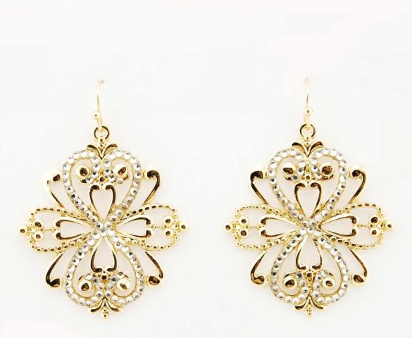 PENDIENTES FILING LYS DORADO