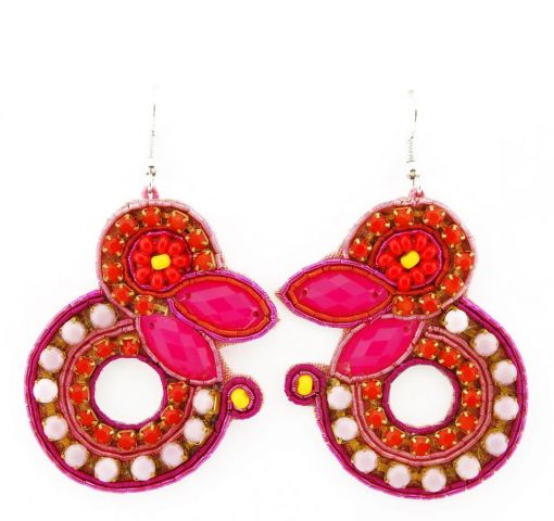 PENDIENTES NEON BIDY BEADS