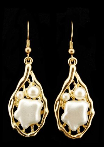 PENDIENTES PERLA MEDI.