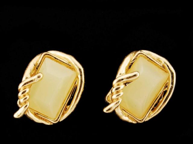 PENDIENTES RESI GOL AMARILLA