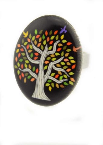 ANILLO OVAL ARBOL