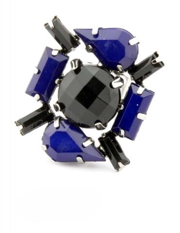 ANILLO PUZLE ALARG. AZUL