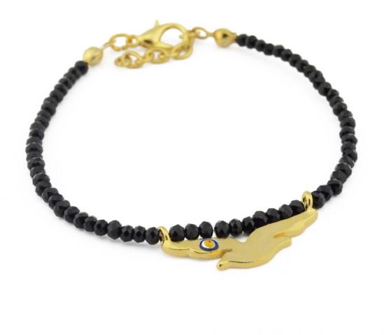 PULSERA PALOMA OJO NEGRO