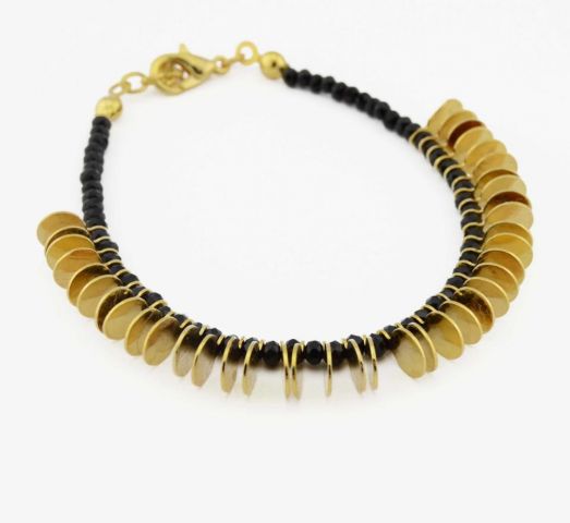 PULSERA PALAS NEGRO
