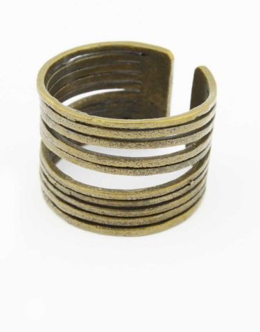 ANILLO LINEAS DORADO