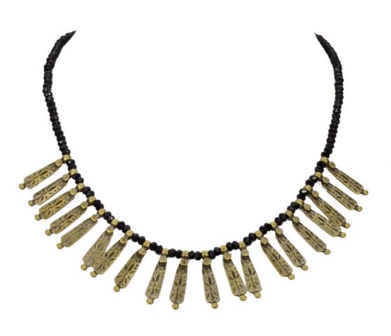 COLLAR BOLAS PALO NEGRO