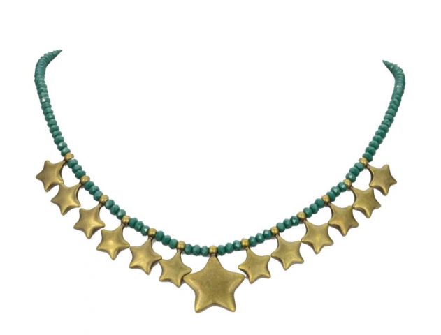 COLLAR BOLAS STAR AZUL