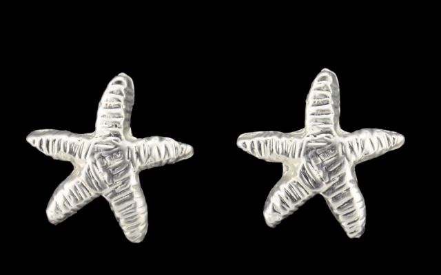 PENDIENTES ESTRELLA MAR P. PLATEADO