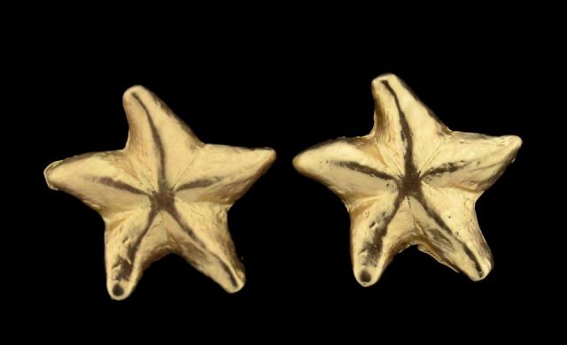 PENDIENTES ESTRELLA MAR G. DORADO