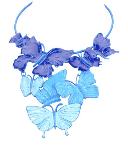 COLLAR BIG MARIPOSAS AZUL