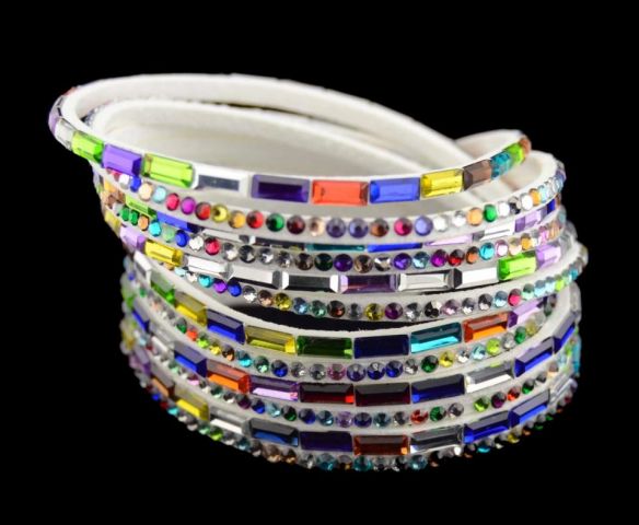 PULSERA RAJ. MULTICOLOR BLANCO