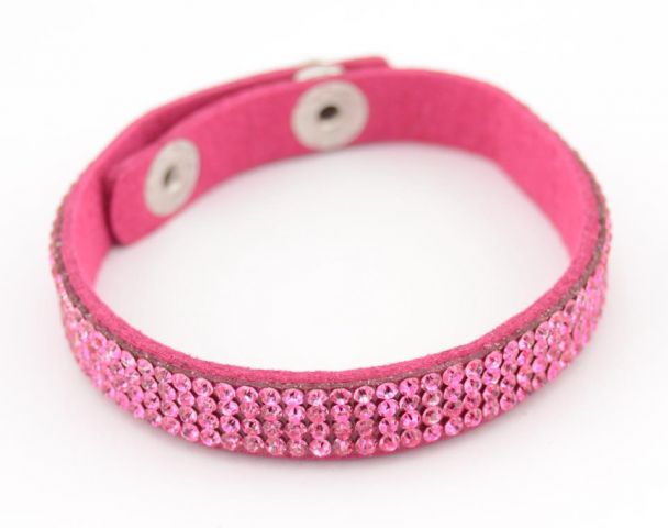 PULSERA SV 4 FILAS ROSA