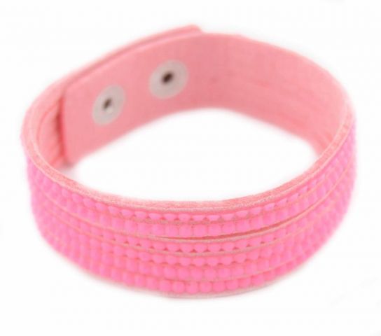 PULSERA RAJ COLORES SOLIDOS ROSA