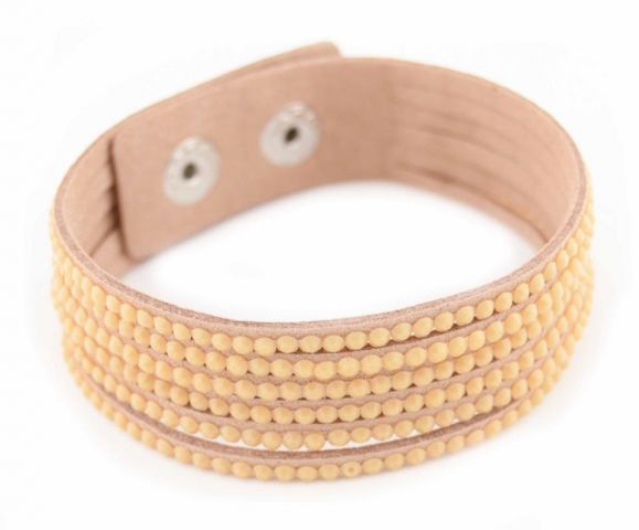 PULSERA RAJ COLORES SOLIDOS NUDE