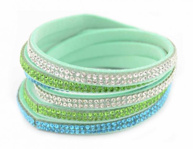 PULSERA 3 RAJ 3 OROS VERDE