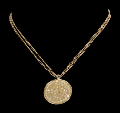 COLLAR CORTO RDO. MOSAICO NATURAL