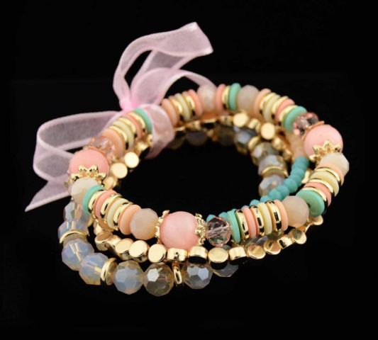 PULSERA RODAJAS 4 VUELTAS